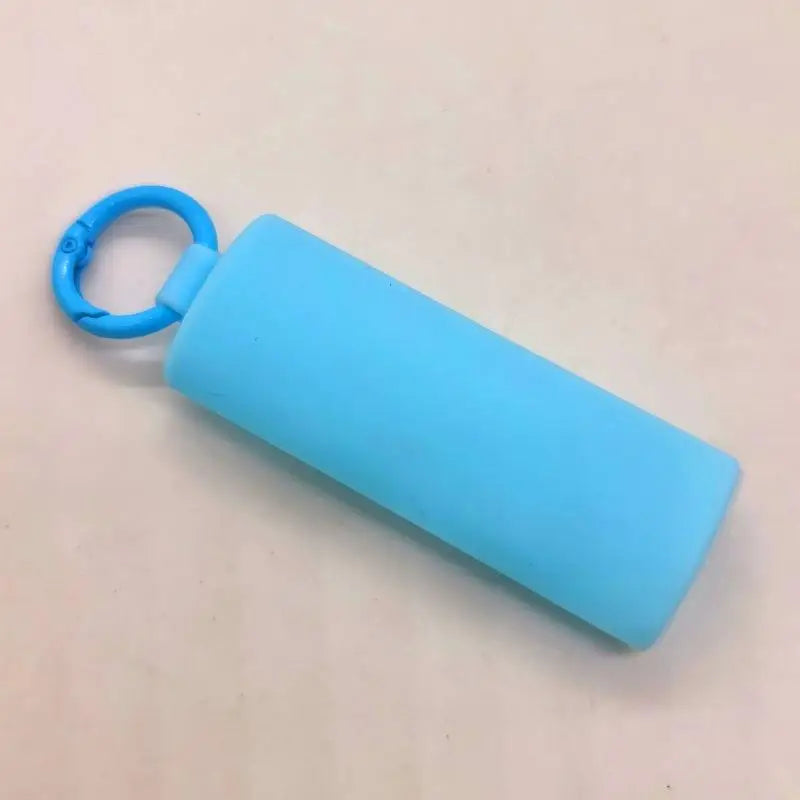 Silicone Lighter Holder With Keychain For Lighters, Snap‑Fit Protective Case Cover Compatible Qme F