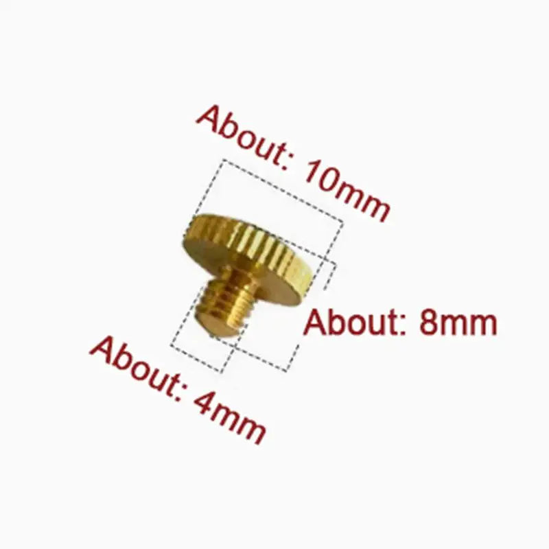10 8 Sax Brass Screws Finger Ring Bb Trumpet Alto Horn M4 Instrument Qme