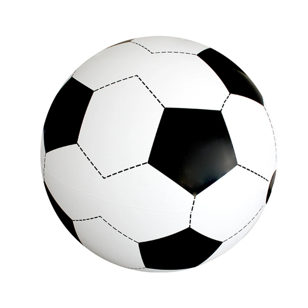 Inflatable Soccer Beach Ball Large Outdoor Inflatable Ball Beach Parent-Child Interactive Sports Game Supplies（Uninflated） Qme