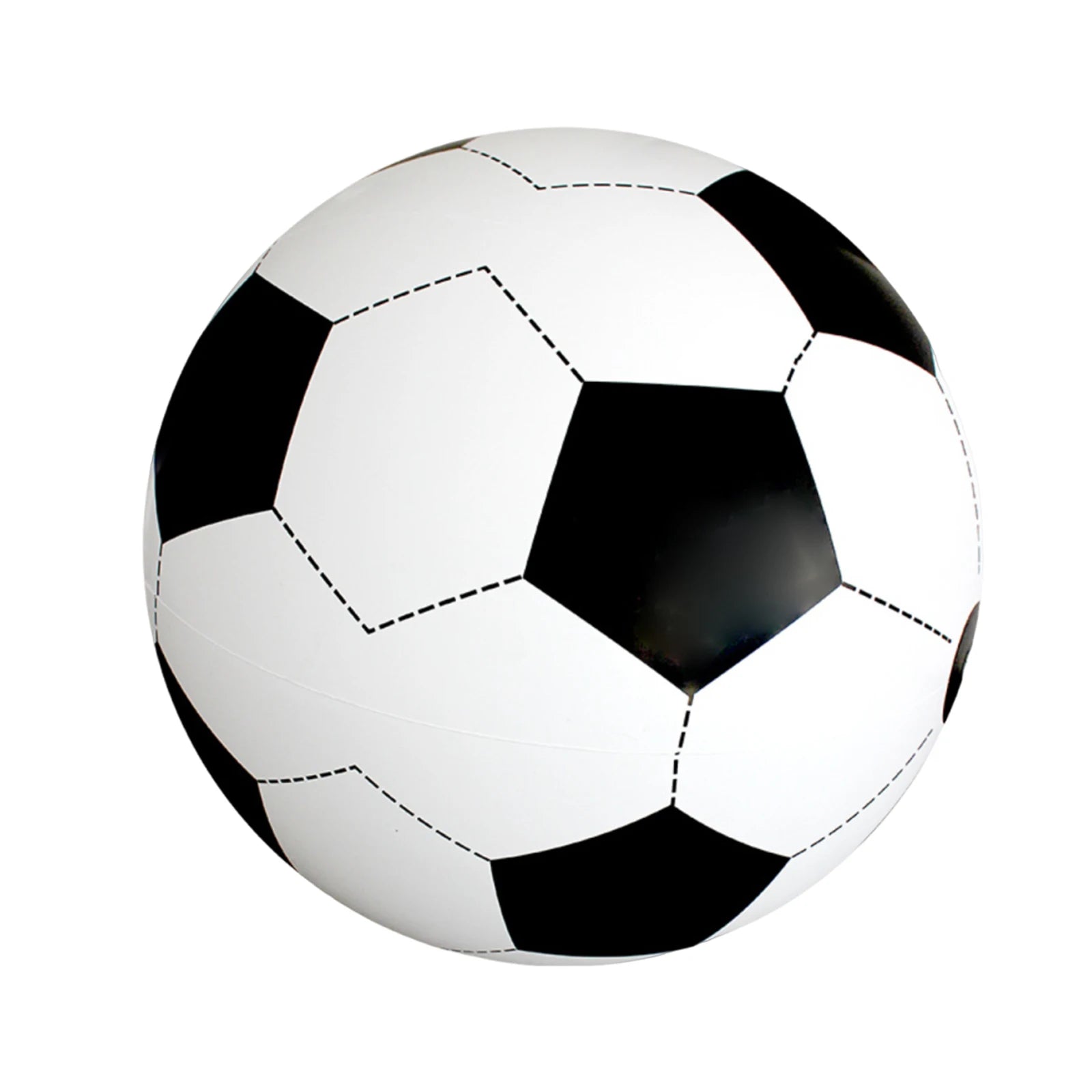 Inflatable Soccer Beach Ball Large Outdoor Inflatable Ball Beach Parent-Child Interactive Sports Game Supplies（Uninflated） Qme