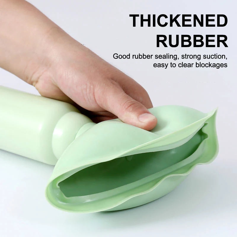Toilet Plunger Powerful High-pressure Drain Suction Cups Unblocker Qme