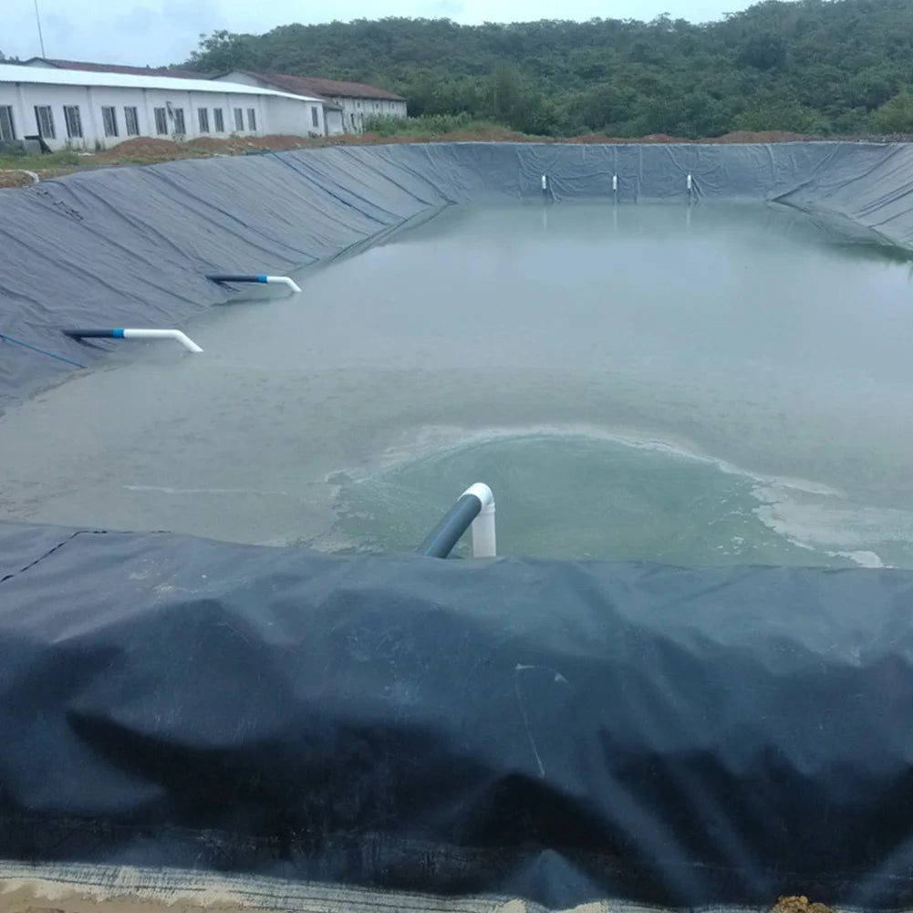 Waterproof Black Liner Film Fish Pond Liner Garden Pools Reinforced HDPE Heavy Duty Guaranty Landscaping Pool Pond Qme