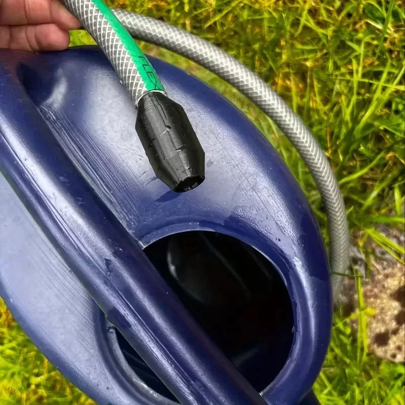Self-Priming Siphon Pump - Manually Operated, Requires No Electricity, Suitable as an Automatic Drainage Tool for Gardens, Swimm Qme