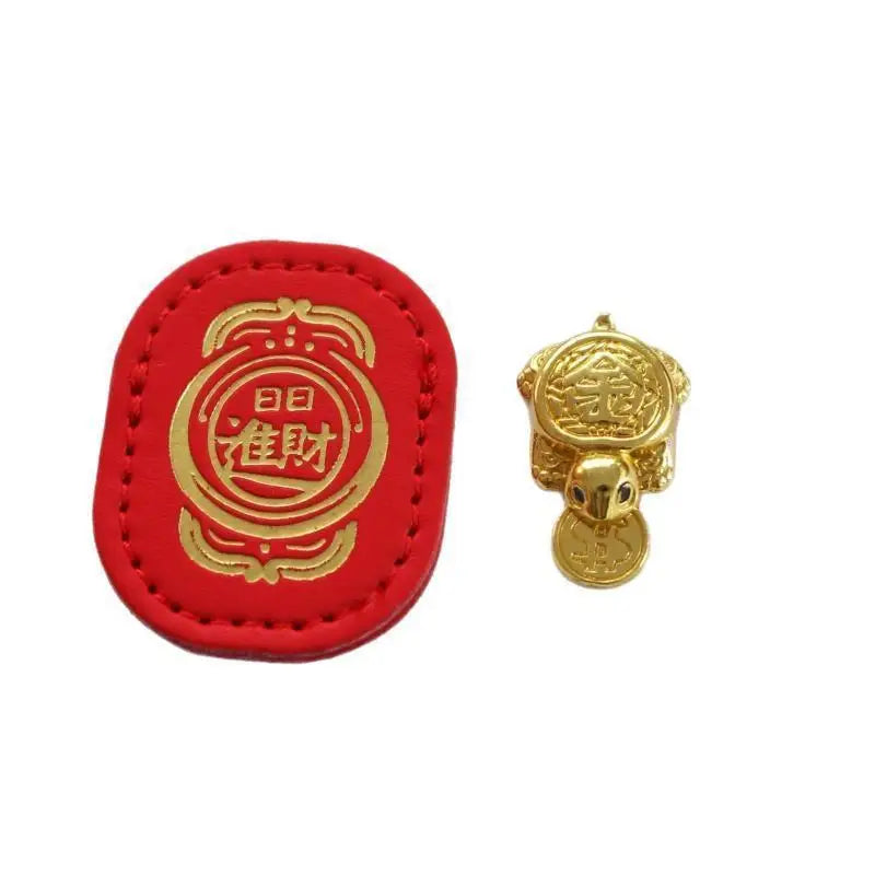 Fengshui Lucky Turtle Wallet Charm Money-biting Turtleornaments Decor Qme