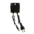 Waterproof Power Adapter NVR DVR EU US Plug DC12V 2A AC100V-240V Input Qme Black US Plug