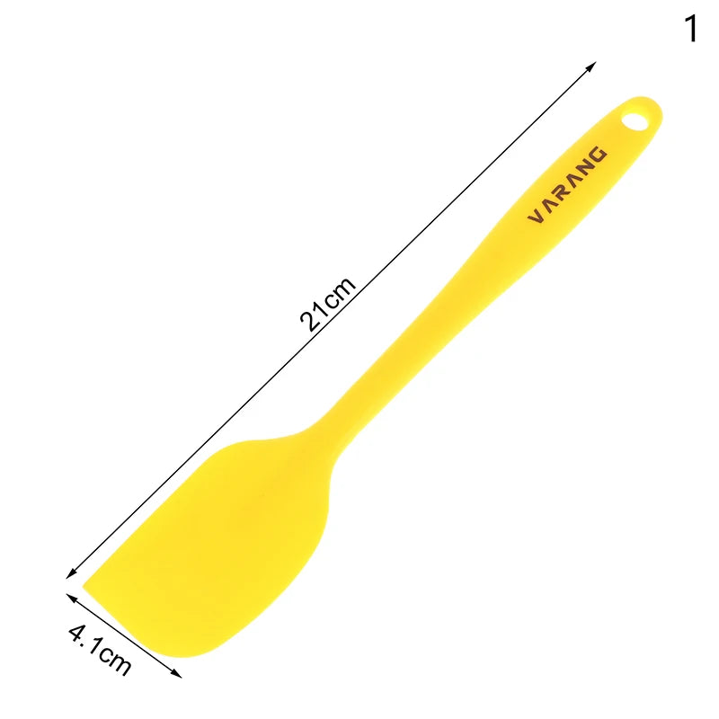 Kitchen Silicone Cream Butter Cake Spatula Scraper Nonstick Mixer DIY Qme 1 Yellow