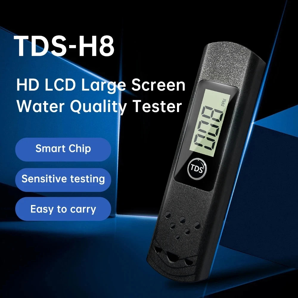 Black Digital Water Tester TDS Meter Range 0 9990 Purity PPM Qme