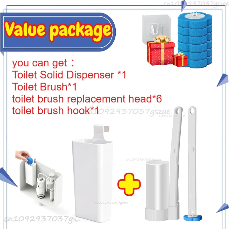 Toilet Bowl Cleaner Buffer Box | Hanging Slow-Release Dispenser for Toilet Tanks (Cleaner Not Included) - Extends Cleaning Time Qme style 3