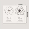 50pcs/pack Of Irregular Flower Rectangular Stickers For Small Business Gift Box Sealing Stickers Adhesive Packaging Stickers Qme Default Title