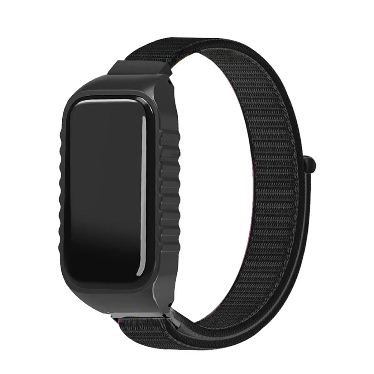For Xiaomi Smart Band 8 Active Strap Nylon Loop Wristband Bracelet For Mi Band 8 Active Smart Watch Band Correa Belt Accessories Qme black Redmi Band 2