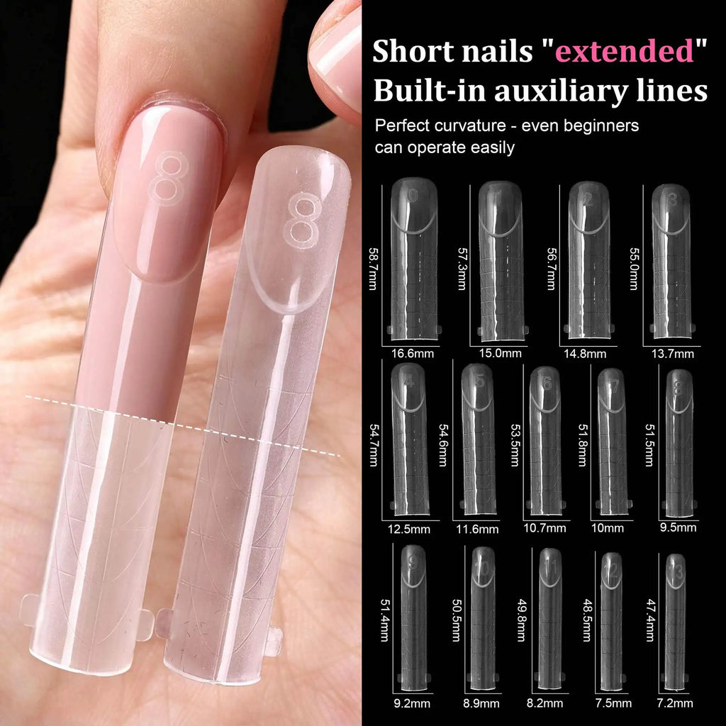 Ultimate Dual Form Fast Elegant French Nail Extensions Qme