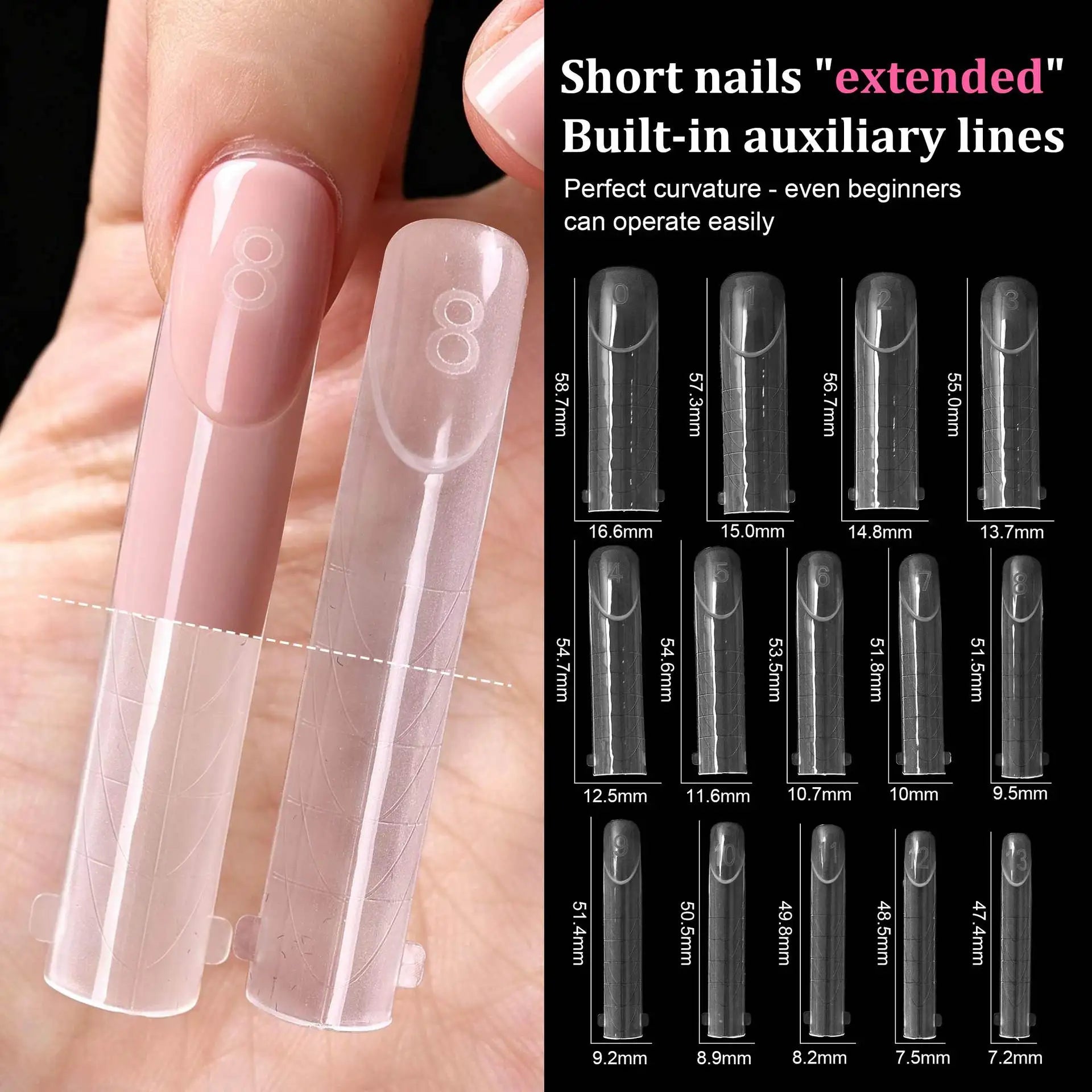 Ultimate Dual Form Fast Elegant French Nail Extensions Qme