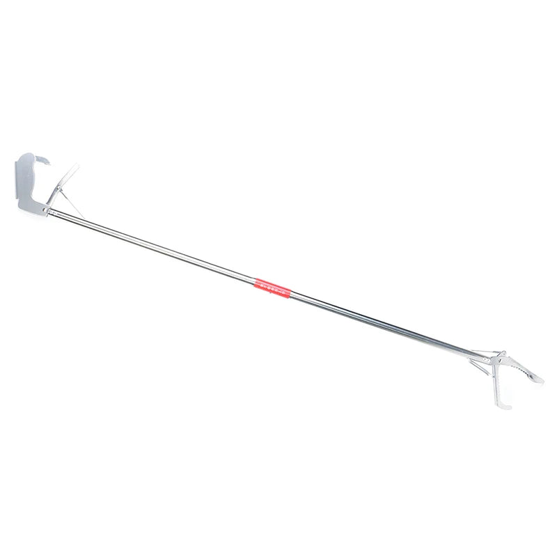 1.2m Foldable Snake Tongs Stick Easy Reach Pick Up Tool Foldable Garbage Clip Qme