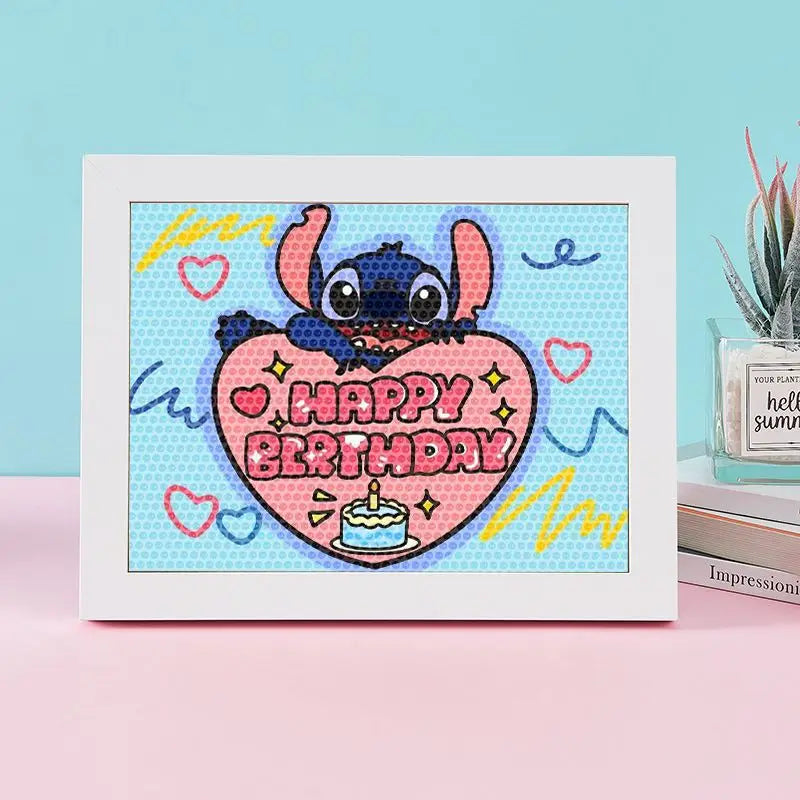 Hello Kitty Kuromi Diamond Painting DIY Craft Frame Cartoon Students