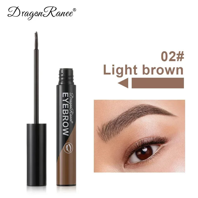 Black Brown Peel-off Eyebrow Gel Tint Makeup Waterproof Lasting Eye Brow Enhancers Liquid Gel Tear Wear Easy Natural Brow Tattoo Qme 2 Light Brown