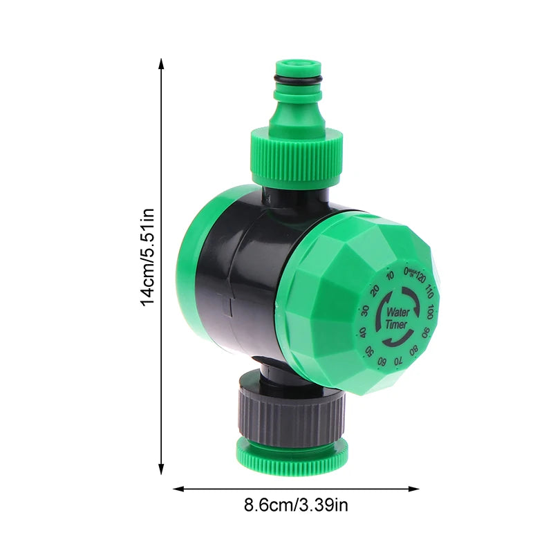 1Pc Garden Automatic Watering Timer Drip Irrigation Timer 2 Hours Mechanical Timer Watering System Controller For Agricultural. Qme Green 1pc