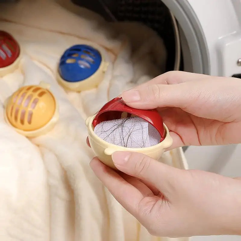 Anti-entanglement Hair Remover Reusable Washing Machine Lint Collector Qme