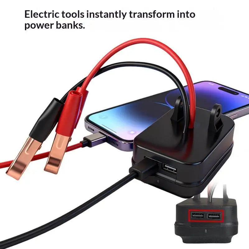 Igniter Jump Starter Charger Lithium Battery Emergency Power Clip Qme