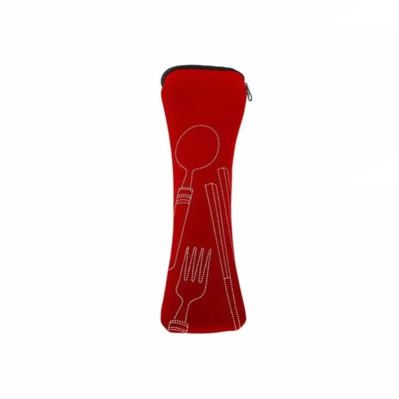 Outdoor Camping Kitchen Home Storage Bags Only Bag Tableware Portable Qme Red