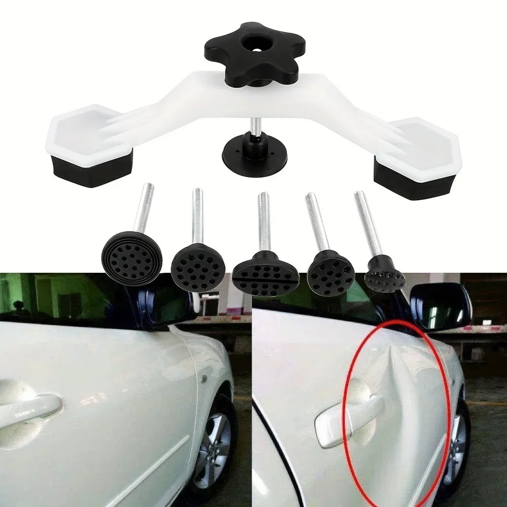 Car Dent Repair Tool Kit With Glue Bridge Shape Hand Puller Body Damage Pulling Fix Tool Dents Removal Qme