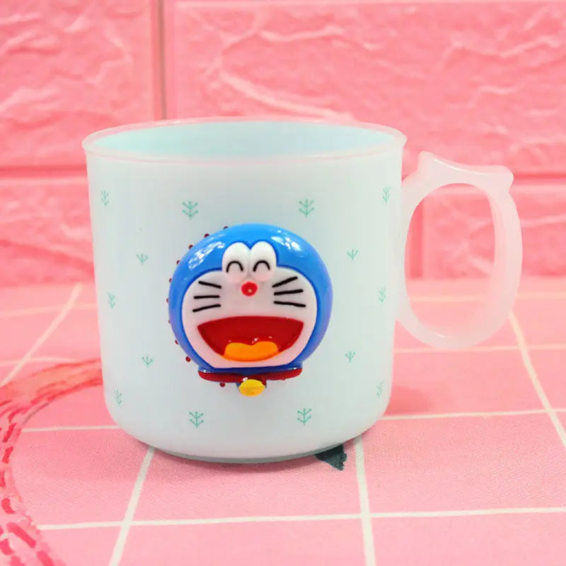 Hello Kitty Cartoon-themed Couple's Toothbrush Cup Mouthwash Bathroom Qme 2