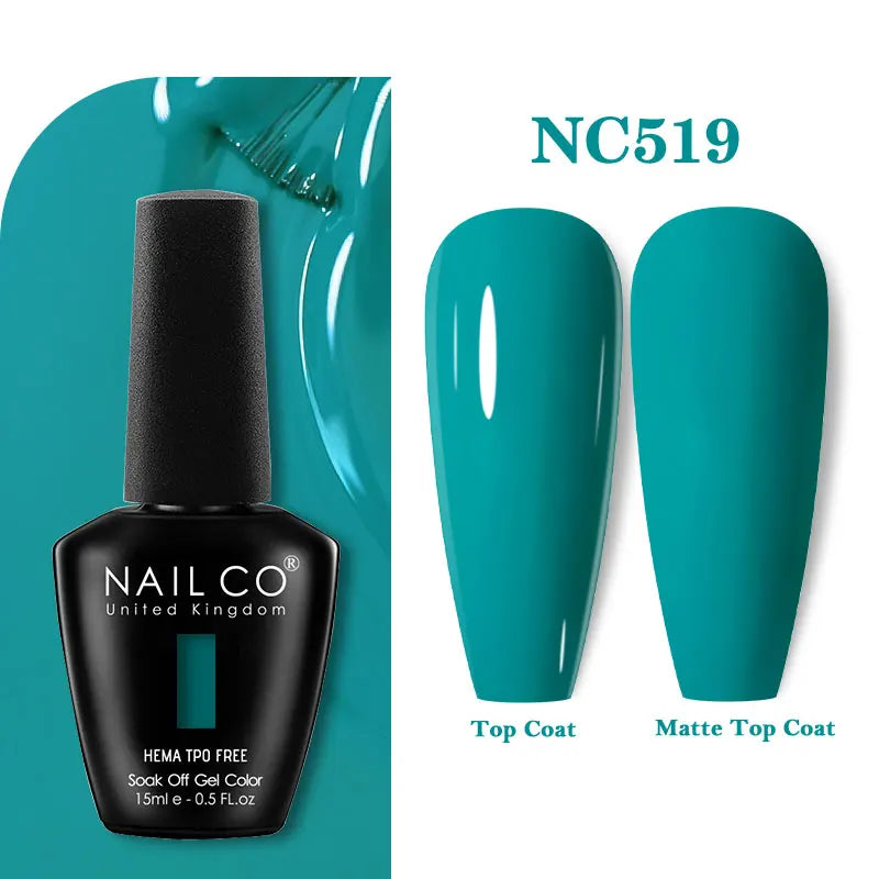 NAILCO Coat Base Gel Nail Polish Nails Art Semi Permanent Lacquer