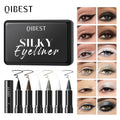 Qibest 2 In 1 Eye Shadow Eyeliner Pencil Set,matte Silk,smooth and Easy To Apply,non Smudging and Non Fading,natural Makeup Sets Qme Eyeliner Sets Full Size
