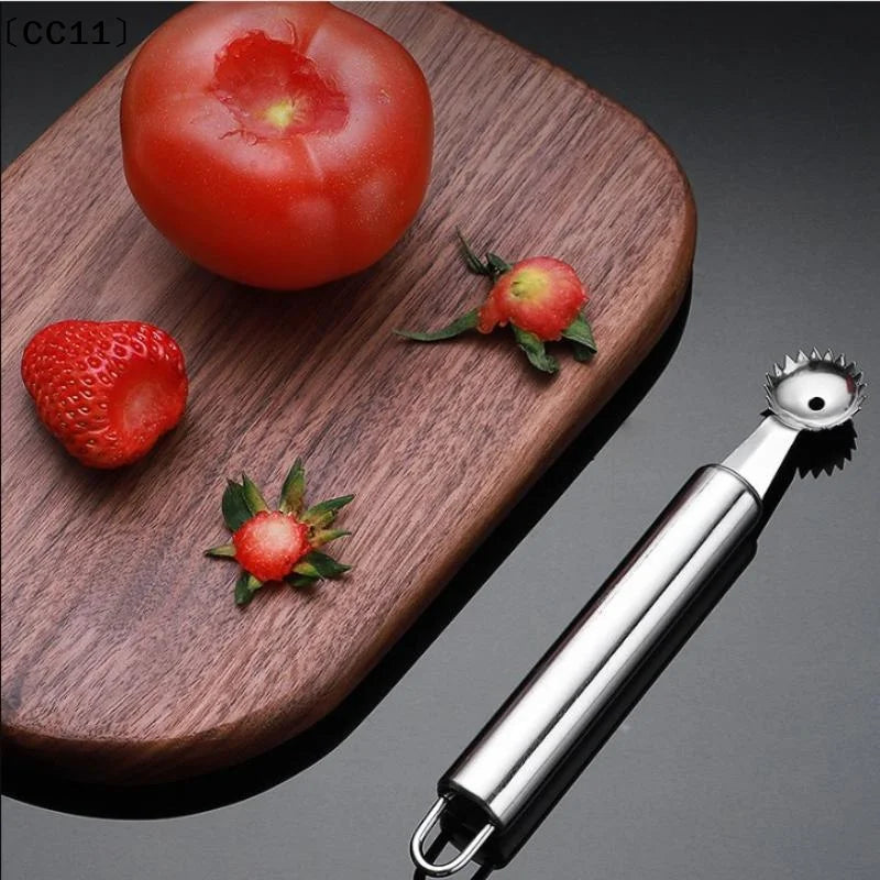 Tomato Strainer Remover Stainless Steel Removal Corer Strawberry Qme