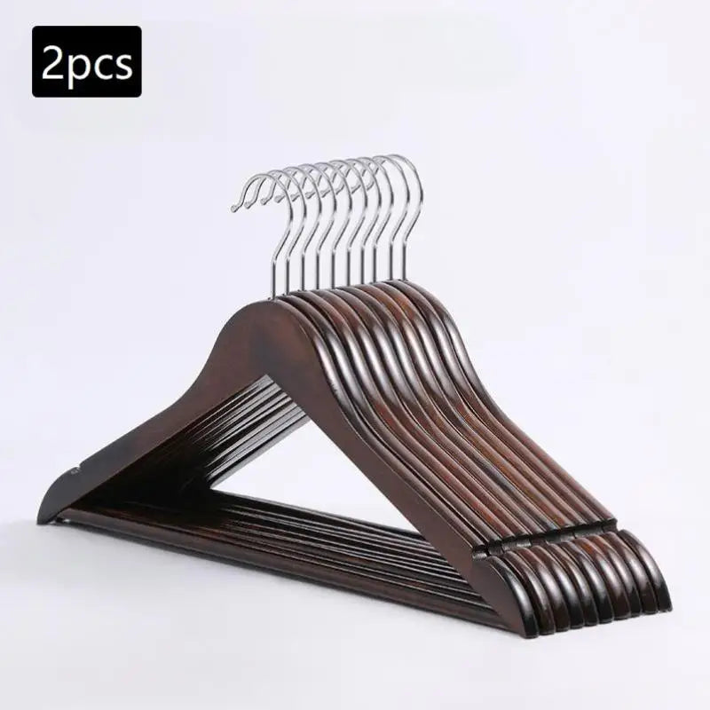 Adult Clothes Rack 2 4 Wooden Hangers Solid Wood Clothing Store Qme A2