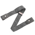Buckle-free Waist Belt Jeans Pants No Buckle Stretch Elastic Women Qme Gray