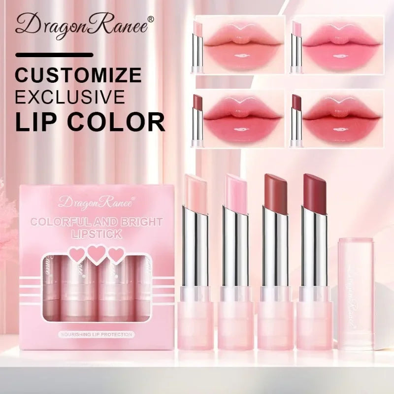Jelly Tinted Lip Balm Moisturizing Lip-Primer Mask Cute Jelly Tinted Gloss Stick Lighten Lines Plump Lip Care Makeup Cosmetics Qme