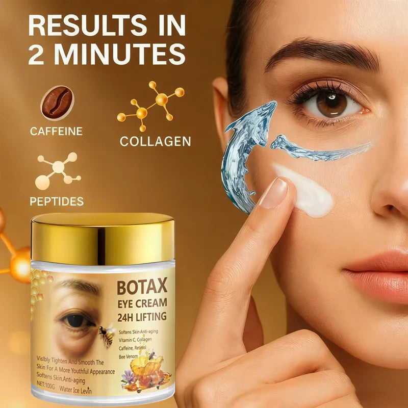Botax Eye Cream 24H Lifting - Anti-Aging Formula with Vitamin C, Retinol & Bee Venom for Firm, Smooth & Youthful Skin. Qme