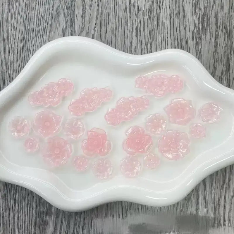 Kawaii Elegant Charms Shoes Decor Fashion Rose Resin Ornaments Funny Qme A2