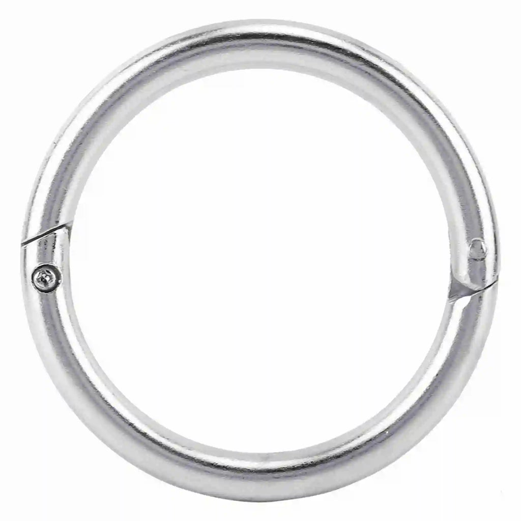 Stainless Steel Bull Cattle Nose Ring Durable Livestock Nose Loop Husbandry Tool for Farm Cattle Breeding Qme WHITE