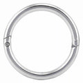 Stainless Steel Bull Cattle Nose Ring Durable Livestock Nose Loop Husbandry Tool for Farm Cattle Breeding Qme WHITE