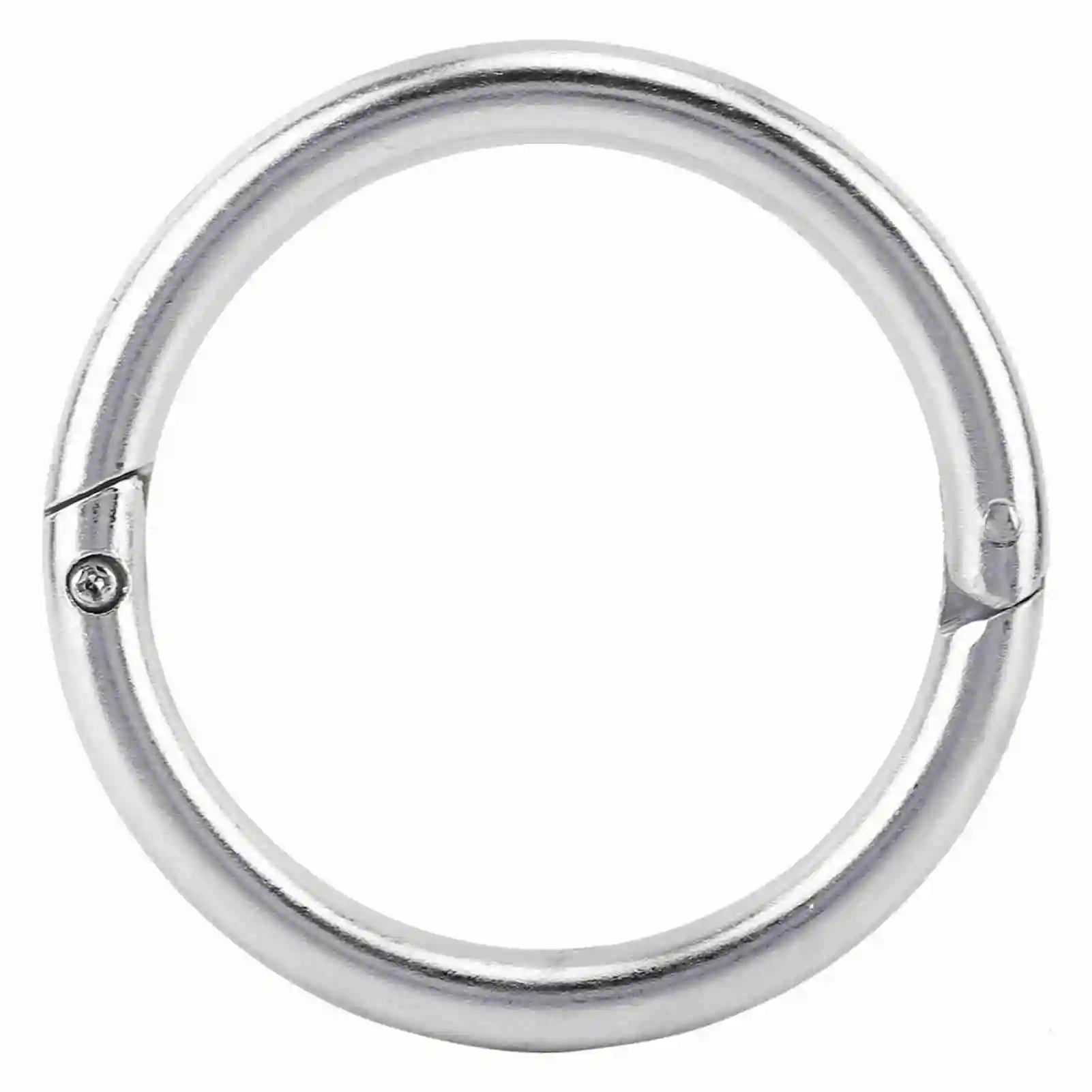 Stainless Steel Bull Cattle Nose Ring Durable Livestock Nose Loop Husbandry Tool for Farm Cattle Breeding Qme WHITE