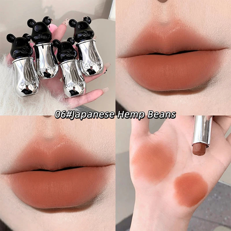 Gege Bear Sweet Pendant Lipstick Matte Mirror Textures Watery Qme GX1291-6