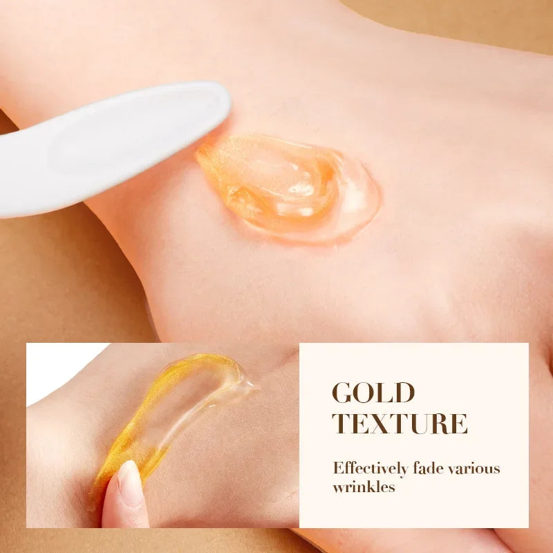 24K Golden Pearl Collagen Face Cream Moisturizing Brightening Hydrating Firming Facial Cream Face Skin Care Products Qme