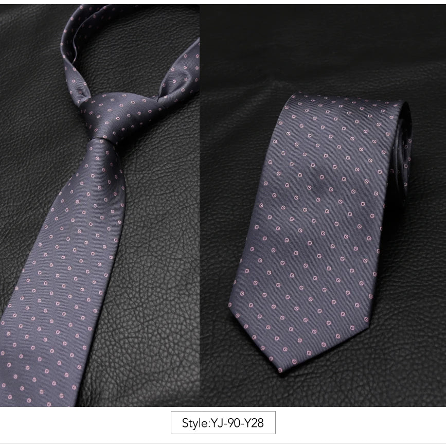 IHGSNMB Men Tie Fashion Classic Business Necktie Mens Casual Ties Qme