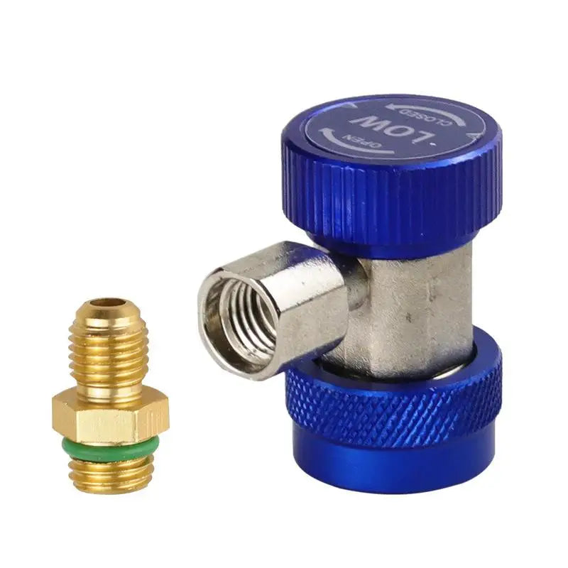 Superior Functionality R134a Refrigerant Adapter Hose Assemblies Car Qme Blue