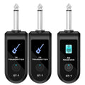 2.4G Wireless Guitar Audio Transmitter Receiver with Precise Sound Rechargeable Digital Guitar System for Electric Instruments Qme One to two