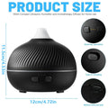 Oil Diffuser Machine 7-Color Ambient Light USB Plug-humidifier Qme China Mainland Black