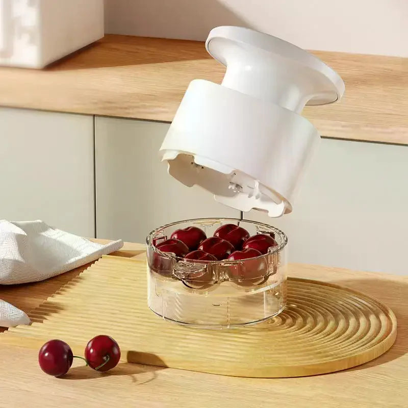 Food Grade ABS Cherry Seeder Pitter With Non Slip Handle Quick Pit Removal Squeeze Tool For Home Kitchen Fruit Salad Tool Qme