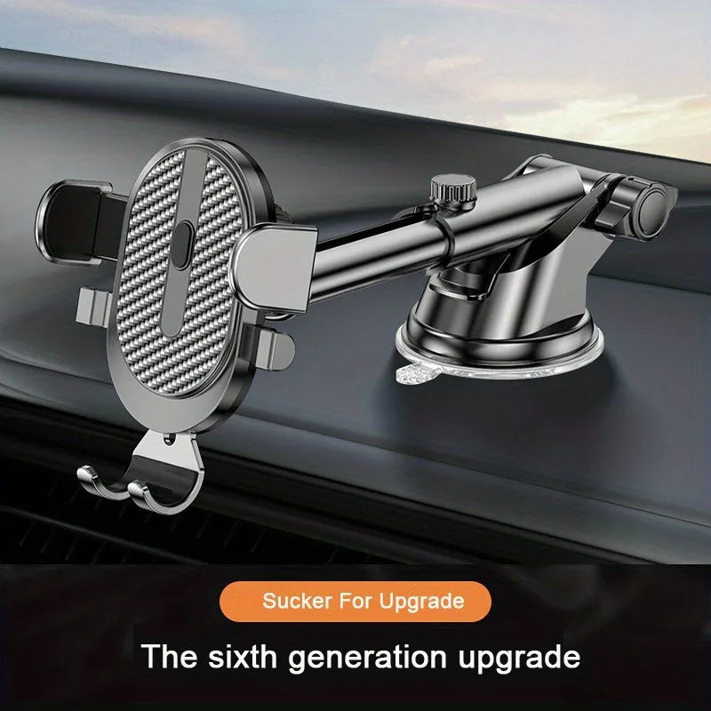 New Universal Gravity Auto Lock Car Air Vent Phone Mount Secure Clip Cell Phone Holder Stand for iPhone Samsung All Smartphones Qme