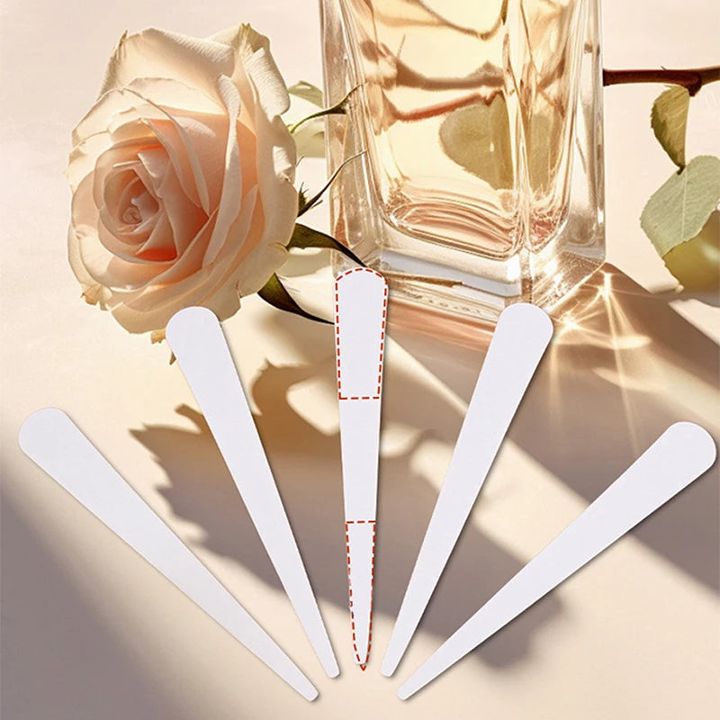 Aromatherapy Perfume Testing Strips Pointed-end Paper Testers Qme