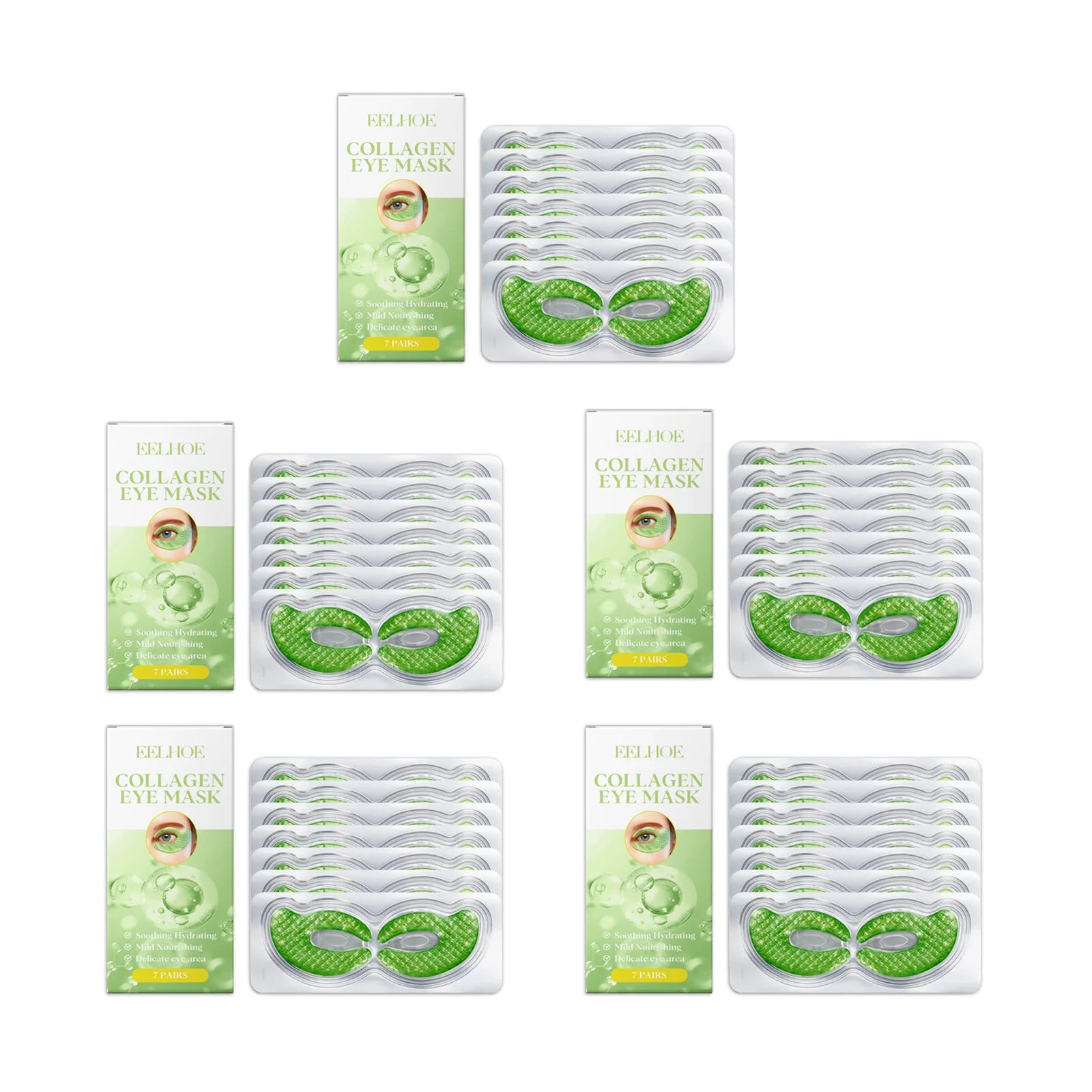Collagen Eye Mask Patches Moisturizing Firming Anti Dark Circles Remove Eye Bags Eyes Care Gel Masks Pads Eyes Skin Care Qme 35 pairs
