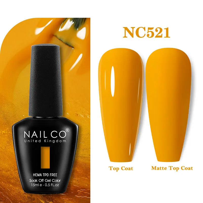 NAILCO Green Series Dark Gel Nail Polish Lasting Hybrid Base Matte