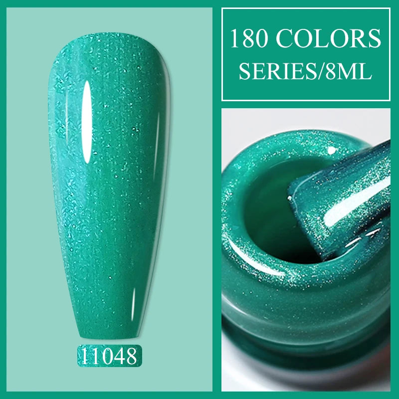 Arte Clavo Glitter UV Gel Nail Polish Sequin Series Colorful Soak Off