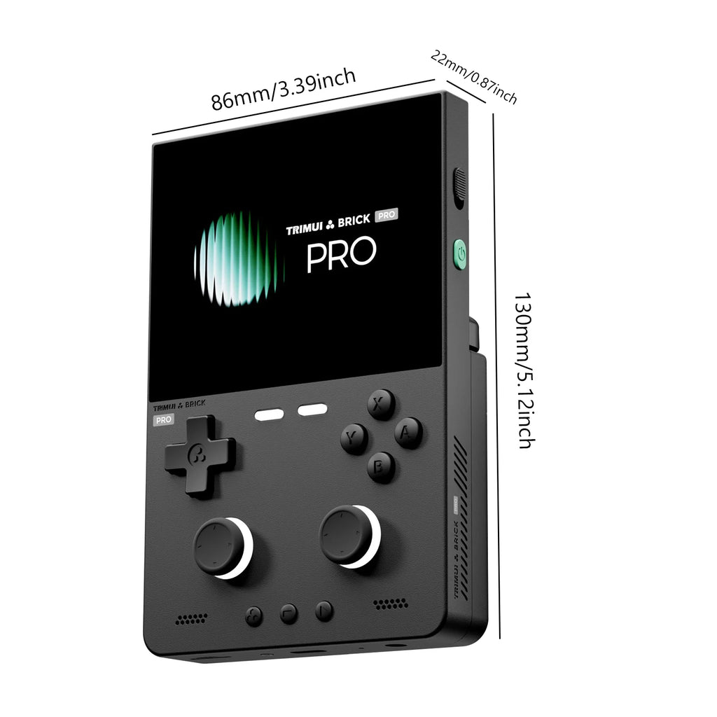 For TRIMUI Brick Pro Open-Source Handheld Console Ambient Lighting Retro Handheld Game Console for Outdoor Travel Daily Commute Qme