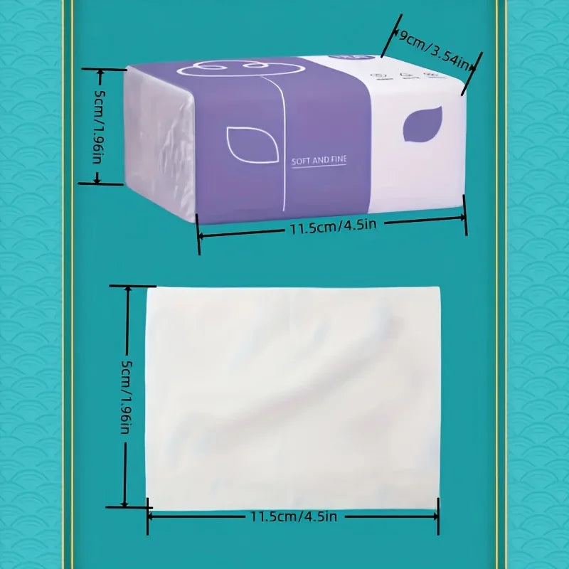 A pack of high-quality four layer paper -240 sheets per sheet, suitable for facial, toilet, and napkin use, home, dormitory, off Qme
